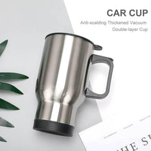 Stainless Steel Vacuum Glass Insulated Glass Coffee Cups (With Lid & Handle / 1 pc) - dailyneed.life
