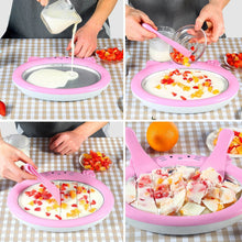 Ice-Frying Machine, Mini Ice Machine for Summer with Cartoon design Home Fried Ice Cream Machine - dailyneed.life