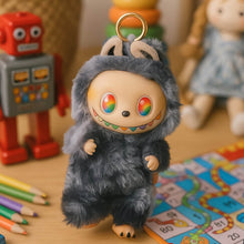 Black Plush Toy Cartoon Keychain with Hook Colorful Animal Black Have a Seat Vinyl Plush Blind Box (1 Pc) - dailyneed.life