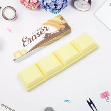3D Chocolate Shaped Erasers Soft Pencil Erasers Supplies for Office School Students Drawing Writing Classroom Rewards for Return Gift, Birthday Party, School Prize (1 Pc 4 grid) - dailyneed.life