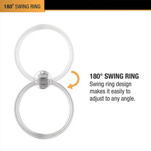 Unbreakable ABS Round Towel Ring Wall Mounted Stand / Holder (1 Pc) - dailyneed.life