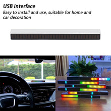 Rhythm Lights, AGC Automatic Gain Control 32 Colorful RGB Light Adjustable Pickup Rhythm Lights, RGB LED Voice-Activated Rhythm Light Car Home Sound Control Ambient Light (1 Pc) - dailyneed.life