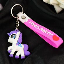 Cute Cartoon Unicorn Keychain with Silicone Strap (1 Pc / Mix design) - dailyneed.life