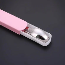 Portable Utensils Travel Camping Cutlery Set 4 Pc With case - dailyneed.life