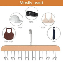 Space Saving 8 Hooks Wooden Hangers (1 Pc) - dailyneed.life