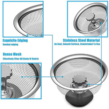 Stainless Steel Sink Strainer Basket Strainer Kitchen Sink Strainer (1 Pc) - dailyneed.life