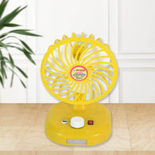 USB-C Type Rechargeable Portable Fan With LED Light Heavy Duty Motor & Foldable Fan With Charging Port Home, Outdoor, Temple - dailyneed.life