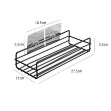 Multipurpose Wall Mount Metal Bathroom Shelf and Rack for Home and Kitchen. - dailyneed.life