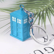 Police Booth Box Shape 3 D Metal Keychain (1 Pc) - dailyneed.life