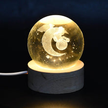 3D Crystal Ball lamps With Base (1 Pc / Mix Design) - dailyneed.life