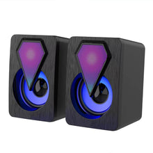 RGB Desktop Speakers, Plug, and Play USB Powered Speaker (2 Pc Set) - dailyneed.life