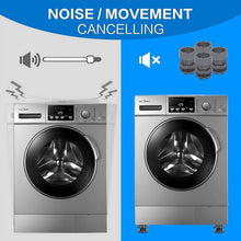 Adjustable Anti-Vibration Pads for Washing Machine and Refrigerator Base (4 Pc) - dailyneed.life