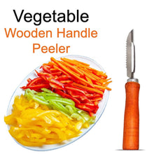 Wooden Handle and Stainless Steel Vegetable Peeler - dailyneed.life