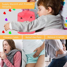 Pink Hot Water Bag with Cover – Relief for Neck, Shoulders & Cramps - dailyneed.life