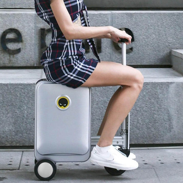 Electric suitcase smart driving luggage electric suitcase scooter with removable battery speed (1 Pc) - dailyneed.life
