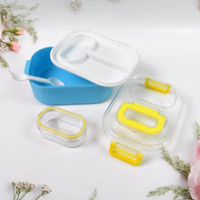 Durable Plastic Lunch box for Kids With 2 in 1 Spoon, Fork (1 Pc) - dailyneed.life