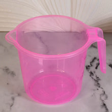 Plastic Round Transparent Bath Water Mug (1 Pc / 1200 ML / Mix Color) - dailyneed.life