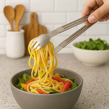Stainless Steel Multipurpose Serving Tong – 2-in-1 Pasta & Salad Tong (1 Pc) - dailyneed.life