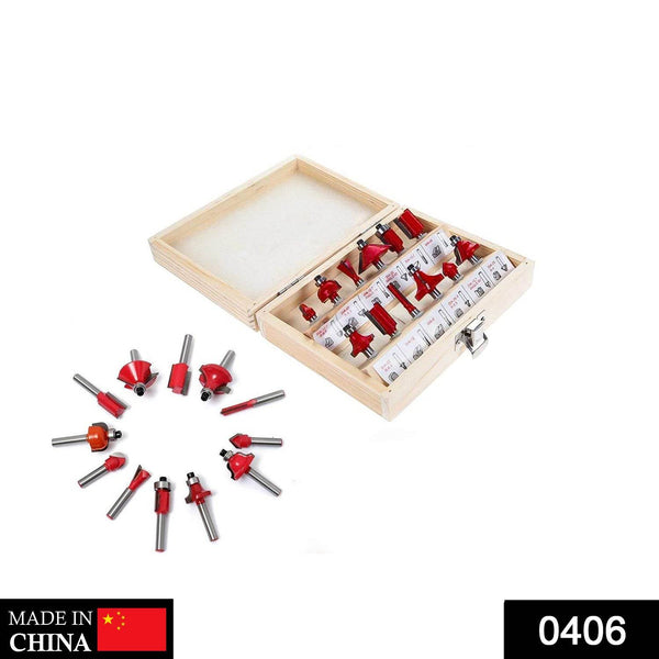 12 / 15pcs Milling Cutter Router Bit Set - dailyneed.life