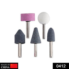 '-5 Pcs Shank Abrasive Mounted Stone (Multicolour) - dailyneed.life