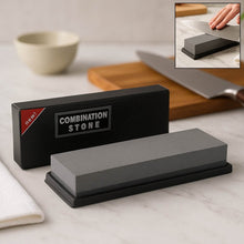 Silicon Carbide German Combination Stone, Dual Sided Stone for Knife and Tools Sharpening with Safety Case - dailyneed.life