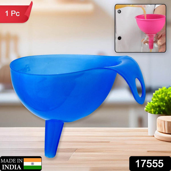 Plastic Funnel For Pouring Oil, Sauce, Water, Juice Cooking Oil, Powder, Small Food-Grains Food Grade Plastic Funnel (1 Pc) - dailyneed.life