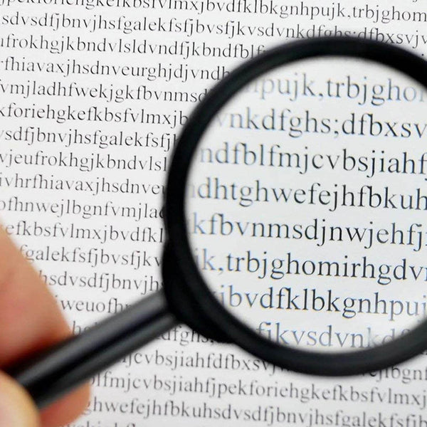 Real Glass Magnifying Lens for Reading, Breakage-Proof (50 mm) - dailyneed.life