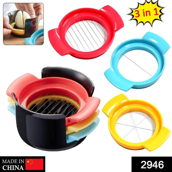Multifunctional 3-in-1 Egg Cutter - Stainless Steel Slicing Tool with Durable Wires - dailyneed.life