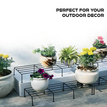 Metal Rectangle Flower plant stand for balcony (60×20 Cm / 2 Pc Set) - dailyneed.life