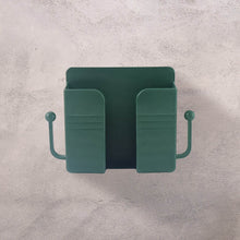 Wall-Mounted Mobile Charging Holder with Dual Hooks (1 Pc) - dailyneed.life