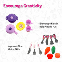 Kitchen Set for Kids Girls Pretend Play Toys Little (23 Pcs Set Approx) - dailyneed.life