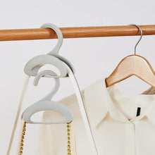 Compact Dual-Slot Multi-Purpose Plastic Hook Hanger (1 Pc) - dailyneed.life