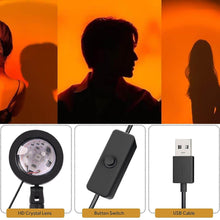 Multi Colors Sunset Lamp, Sunset Projection Lamp LED Night Lights - dailyneed.life