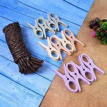 Cloth Drying Rope with Clips – Convenient and Durable Hanging Solution (12 Pc) - dailyneed.life