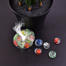 Glass Gem Stone, Flat Round Marbles Pebbles for Vase Fillers, Attractive pebbles for Aquarium Fish Tank. - dailyneed.life