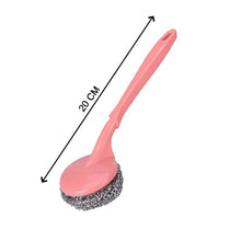 Scrubber with Handle for Kitchen and Utensil Cleaning and Hard Stains, - dailyneed.life