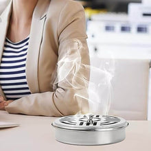 Decorative Mosquito Coil Holder Mosquito Coil Container, Incense Holder Safe Burning Coil Tray for Home Patio Pool Side Outdoor, Metal Tray - dailyneed.life