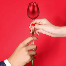 Plastic Red Rose Couple Rings Box-Fancy Rings Box (No Rings Included / 1 pc) - dailyneed.life