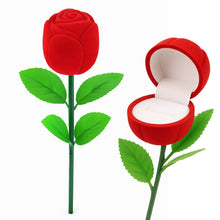 Artificial Rose Flower Shaped Jewelry Ring Box (1 Pc) - dailyneed.life