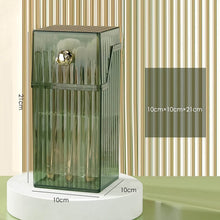 Square Plastic Storage Box with Flip Lid (1 Pc) - dailyneed.life
