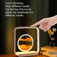 13477 3D Wireless Charging LED Light USB Quicksand Painting Lamp for Bedroom - dailyneed.life