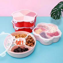5Compartments Party Food Storage Snack Nuts Box For Peanuts Fruits and Candy Box For Home & Kitchen Use - dailyneed.life