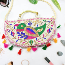 Traditional handbag, Rajasthani Jaipuri Cotton Bag (1 Pc) - dailyneed.life
