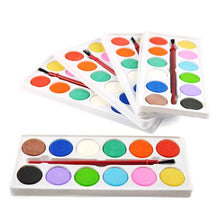 Painting Water Color Kit - 12 Shades and Paint Brush (13 Pcs) - dailyneed.life