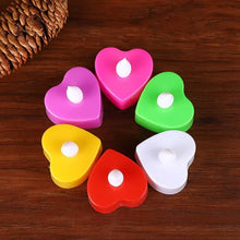 Heart Shape Battery Operated Tea Light LED Candles, for Decoration Use, Diwali (24 Pc Set) - dailyneed.life