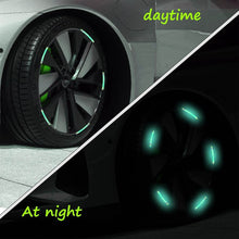 Car Wheel Hub Reflective Car Stickers, Night Warning Stickers (20 Pcs Set/ Multicolored) - dailyneed.life