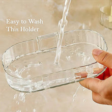 Self Adhesive Transparent Wall Mounted Soap Dish Holder (2 Pc) - dailyneed.life