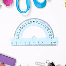 4-Piece Transparent Geometry Instrument Set with Ruler - dailyneed.life