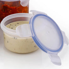 Plastic Liquid Round Airtight Food Storage Container with Leak Proof Locking Lid - dailyneed.life