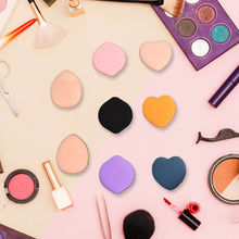 Mini Finger Makeup Powder Puff (Multicolour, 8 Pcs Set) - dailyneed.life
